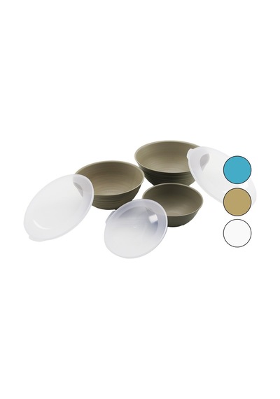 Mugiss M-kag-3001 Galaksi Kapaklı Kase Ve Saklama Kabı Set 3 Adet Set 1lt-2lt-3lt Renkli Kase - 6'li Paket Diğer