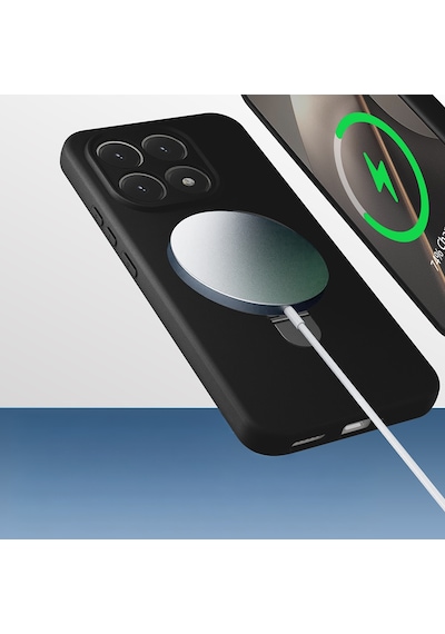 Xiaomi 15t Kılıf M-safe Şarj Özellikli Standlı Samara Kılıf Siyah