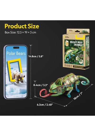 National Geographic - Bukalemun 3d Puzzle Ds1186h