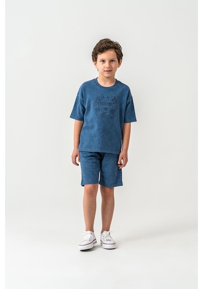 U.s. Polo Assn. Erkek Çocuk Mavi Bermuda Takım 5274-49831 Mavi