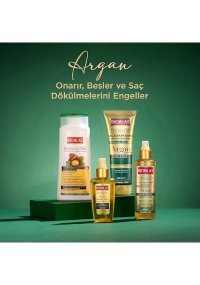 Saç Dökülmesine Karşı Bakım Kremi Argan Yağlı Bitkisel Kompleks B19 74 Bitkisel Serum Onarıcı Parlaklık Veren