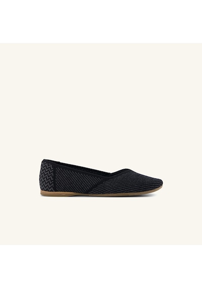 10023009 Black Engineered Knit Babet Kadın 10023009 Toms Gemma 10023009 Black Engineered Knit Babet Kadın 10023009 Toms Gemma