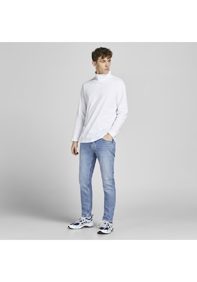 Jack & Jones Tim 715 Slim Jean 12204315 Blue Denim Mavi