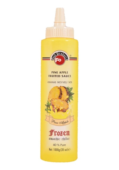 Fo Frozen Ananas Meyveli Püre Sos 1 KG
