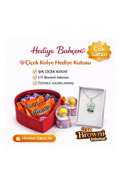 Papatya Falı Hediye Kutusu: "seviyor" Çıktı 10-25mm 5yards