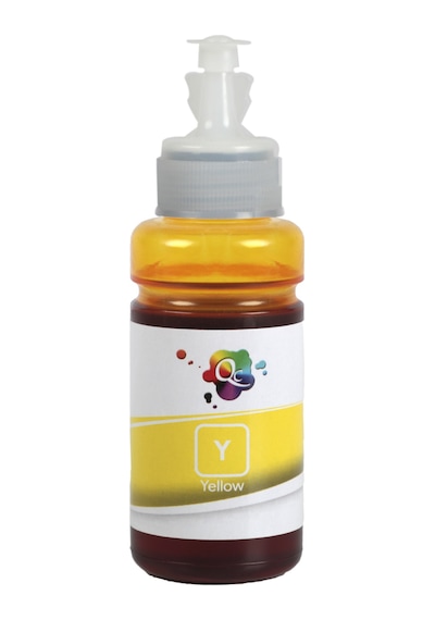 QC Epson EcoTank L6290 Uyumlu Yazıcı Mürekkebi 70ml Y Yellow Sarı Dye