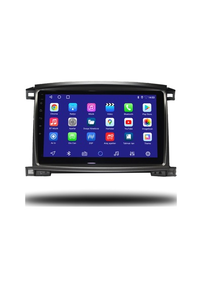 Toyota Land Cruiser 2003-2007 8+256 Gb Premium Ekran Android Carplay Multimedya Sistemi Yazılımsal 9"