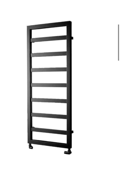 530x1300mm Siyah Dizayn Duvara Askılı Dekoratif Havlupan