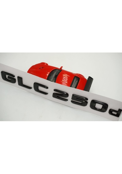 GLC 250d Bagaj Parlak Siyah ABS 3M 3D Yazı Logo