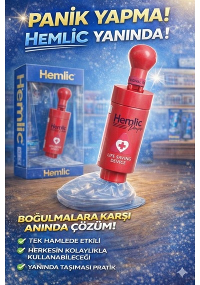 Hemlich İlkyardim Kiti Uts Kayıtlı 2 Baslık Bır Arada Kirmizi Yada Beyaz Gövde