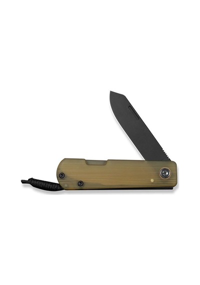 Civivi Slippy Sendy Milled Bead Blasted Yellow Ultem Handle Black Stonewashed Nitro-v Blade Kamp Çakı Sarı