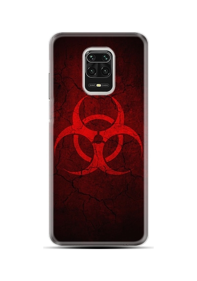 Xiaomi Redmi Note 9S Kılıf Desenli Virus 1654