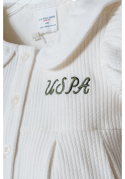 U.s. Polo Assn. Kız Bebek Beyaz Şort Takım 5274-50111 Beyaz
