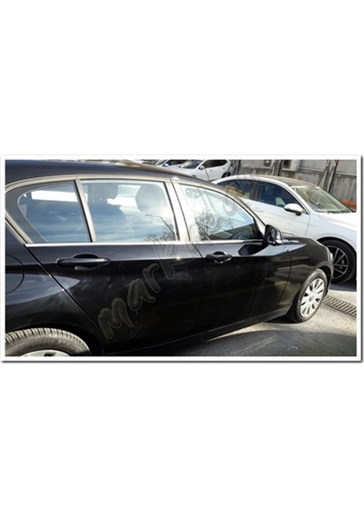 Markadan Bmw 1 F20 Krom Cam Çıtası 2011-2019 4 Parça Paslanmaz   Çe