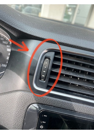 Volkswagen Passat B7 Orta Havalandırma Isıtma Tuşu Çerçevesi