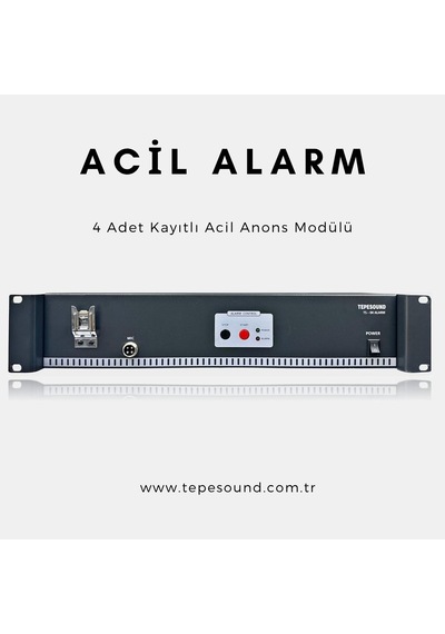 Acil Anons Modülü Tepesound