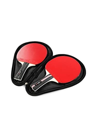 Sporsize Table Tennis Racket Cover Masa Tenisi Raketi Kılıfı Çantası Kırmızı Red Açık Bej - Bej