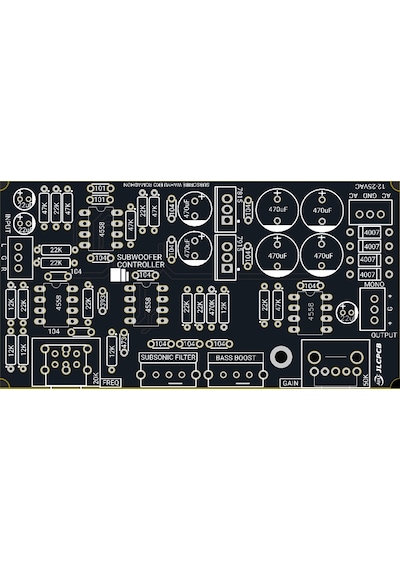 Subwoofer Filtre Devresi Denetleyici Özellikli