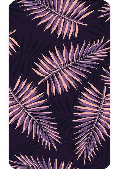Rovigo Home Baskılı Kaymaz Taban 2 Li Banyo Paspas Takım Rvg5220-100X60-60X50 Çok Renkli