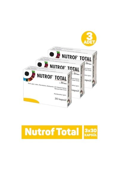 Nutrof Total 30 Kapsül 3 Adet
