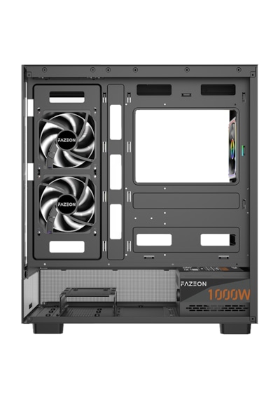 Fazeon F17 1000w 80+ Bronze Pcıe Gen5.1 Argb 3x120mm Fanlı Atx Siyah Gamıng Kasa