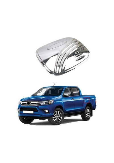 Toyota Uyumlu Hilux 2016 Sonrası Depo Kapağı Kaplama Krom