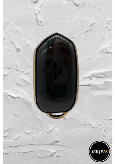 Togg T10x Uyumlu Anahtar Kılıfı Siyah Gold Lüx Model