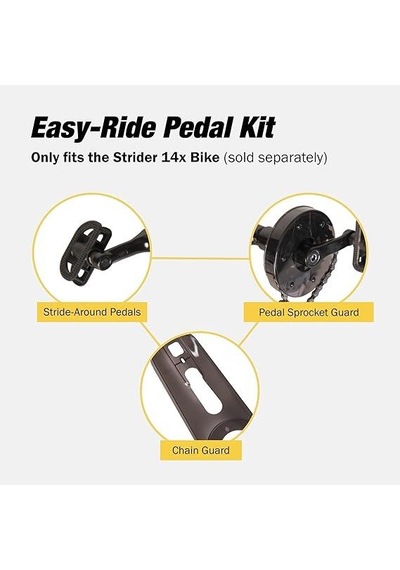 Strider Kolay Sürüş Pedalı Aksesuar Gri