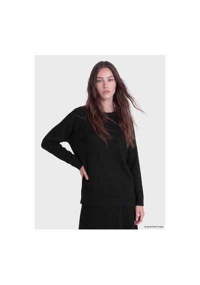 LC Waikiki Alıta Cıty Farkıyla Lcw Modest Siyah Oval Yaka Kadın Triko Kazak Siyah - 931152327 Siyah LC Waikiki Alıta Cıty Farkıyla Lcw Modest Siyah Oval Yaka Kadın Triko Kazak Siyah - 931152327 Siyah