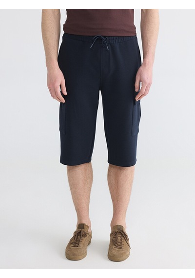 Lcwaıkıkı Classic Lacivert Regular Fit Erkek Kargo Şort