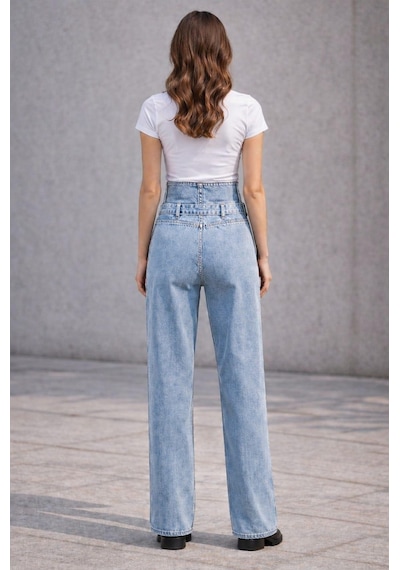 Alexandergardi Özel Koleksiyon Denim Pantolon Açık Mavi