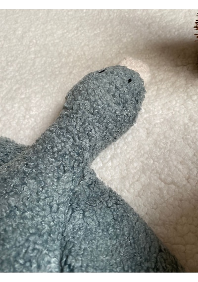 Teddy Sevimli Ördek Bebek/çocuk Peluş Uyku Arkadaşı Mavi Mavi