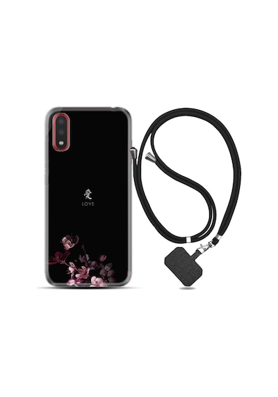 Samsung Uyumlu Galaxy A02 Kılıf Ipli Askılı Love 1629
