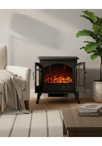 Reyo Stove Babil Isıtıcılı Çift Kademe Dekoratif Elektrikli Şömine