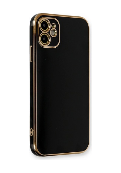 Cosmotex Newface Apple iPhone Uyumlu  11 Kılıf Volet Silikon - Siyah