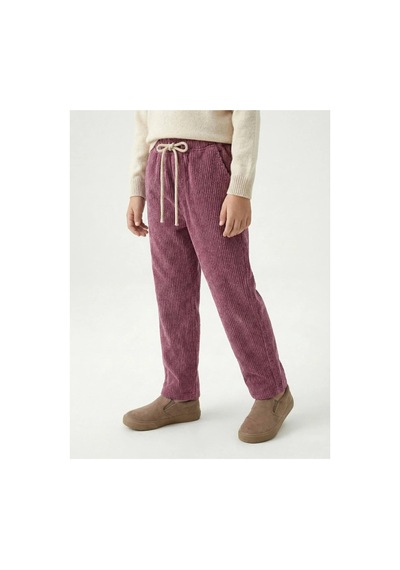 Poala Kids Gül Kurusu Kadıfe Pantolon Gülkurusu