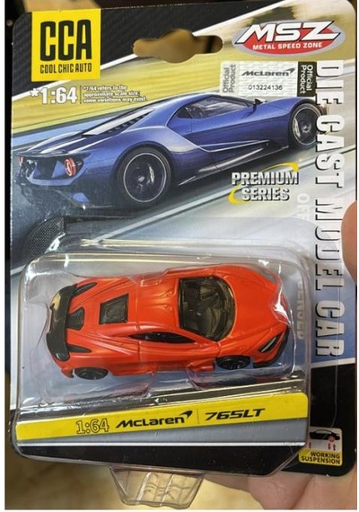 Cca Premium Series Mc Laren 765lt Turuncu 1/64 Model Araba