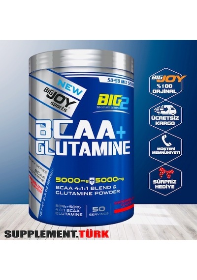 Bigjoy Big2 Bcaa + Glutamine 50 Servis 600 Gr Amino Acit