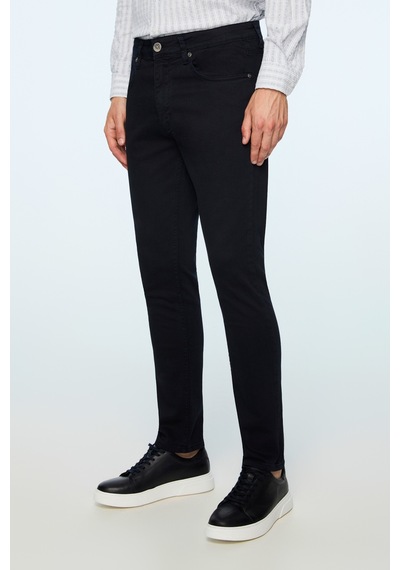 Morven Erkek Lacivert Denim 5 Cep Slim Fit Jean Kot Pantolon 26ms003032200 Lacivert