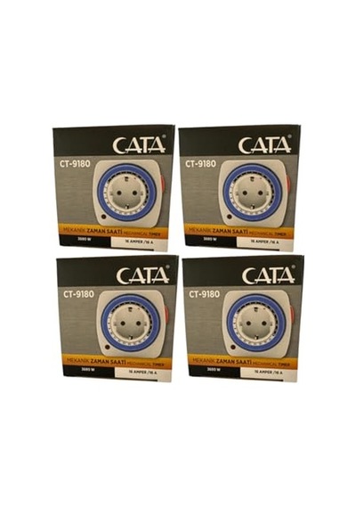 Ct-9180 3680w 16 Amper Mekanik Zaman Saati 4 Adet , Cataavarson10484