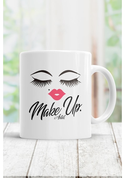 Make Up Artist Kupa Bardak Beyaz