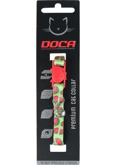 Doca Premium Watermelon Desenli Kedi Boyun Tasması