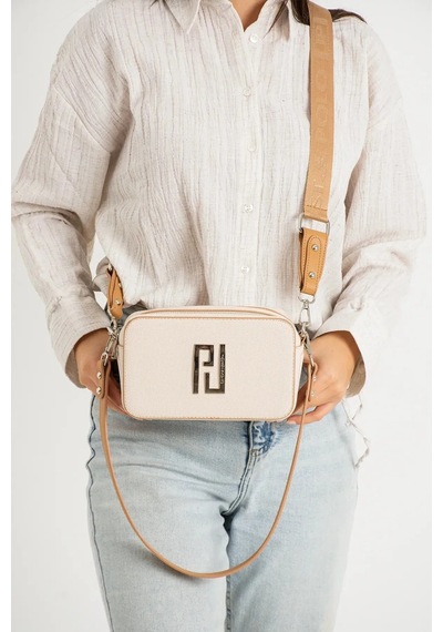 Just Polo Kadın El Ve Omuz Çantası 6016mh Krem Camel