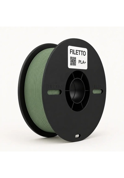 Filetto Matte Pla+ Filament - Yeşil - 1.75mm - 1 Kg