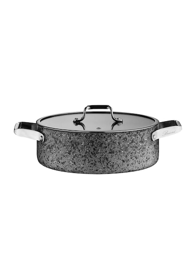 Brioni Stone-h 30 Cm Basık Tencere Siyah