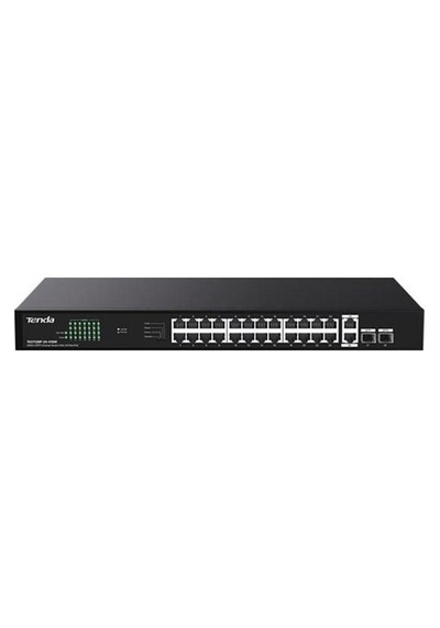 24port Teg1128p-24-410w Gıgabıt 2-sfp 410w Tam Poe Yönetilemez Swıtch