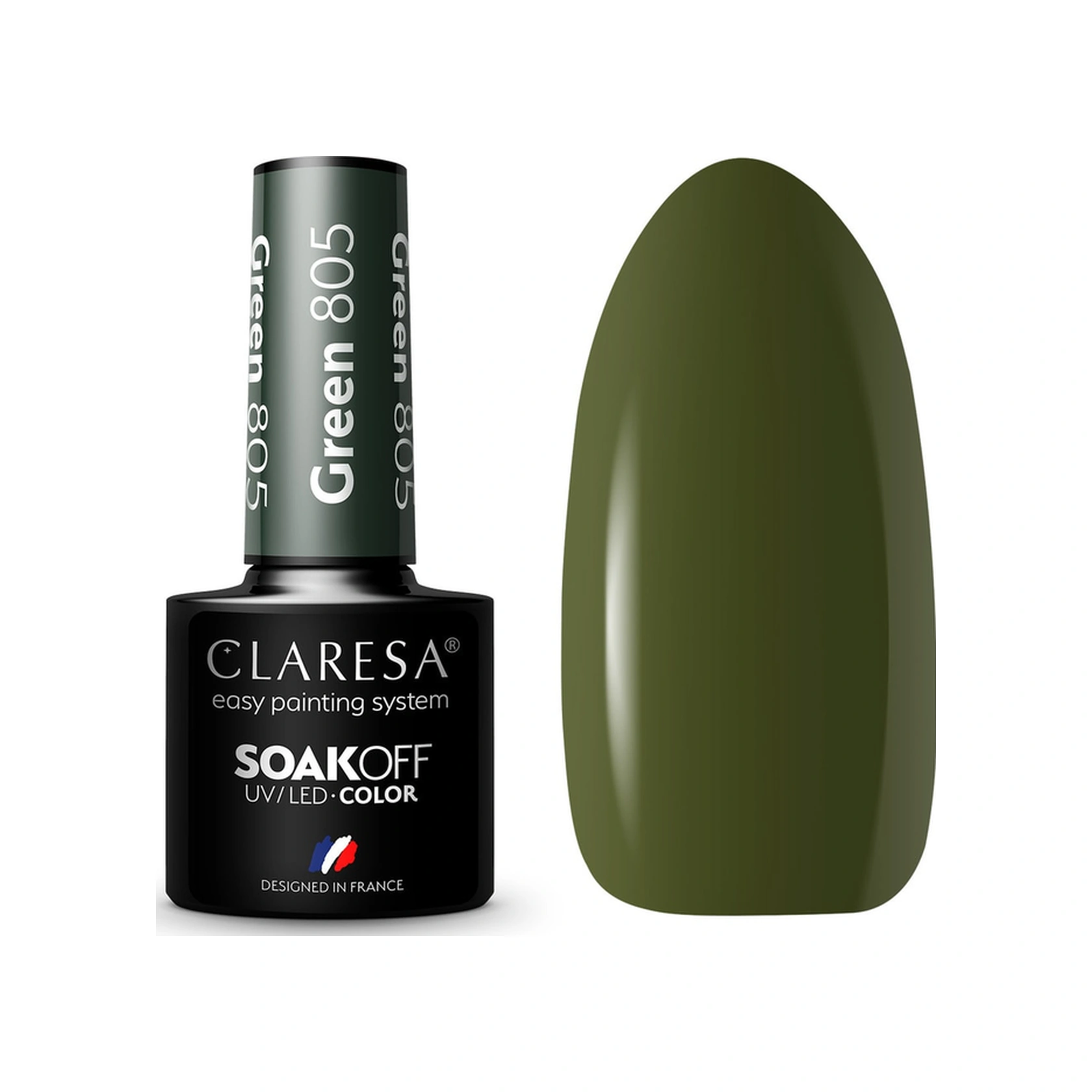 Claresa Kalıcı Oje Green Koyu Orman Yeşil 805 5gr