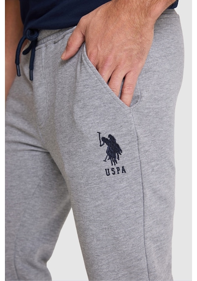 U.s. Polo Assn. Erkek Gri Melanj Eşofman Altı 50322603-vr086