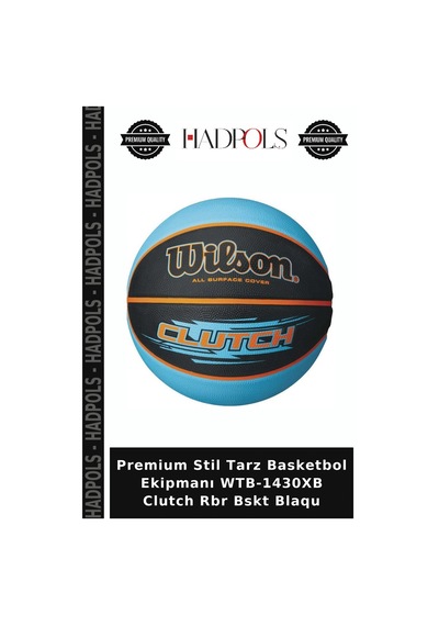 Premium Stil Tarz Basketbol Ekipmanı Wtb-1430xb Clutch Rbr Bskt Blaqu