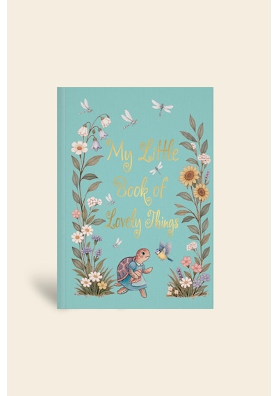 Wonderland Ciltli Defter Çizgili Mavi 13x18 Cm Çok Renkli